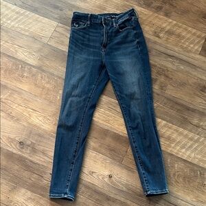 American Eagle Outfitters Dark Blue Skinny Jeans